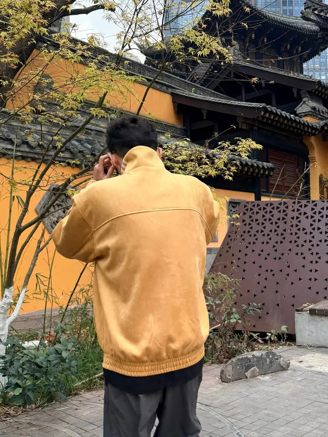 Mustard Yellow CNY Heritage Jacket – Fusion Streetwear jacket