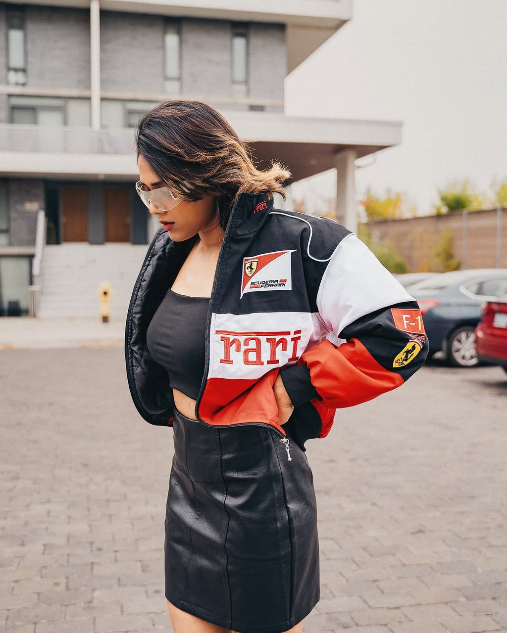 Tri-Color Ferrari Jacket – High-Speed Streetwear