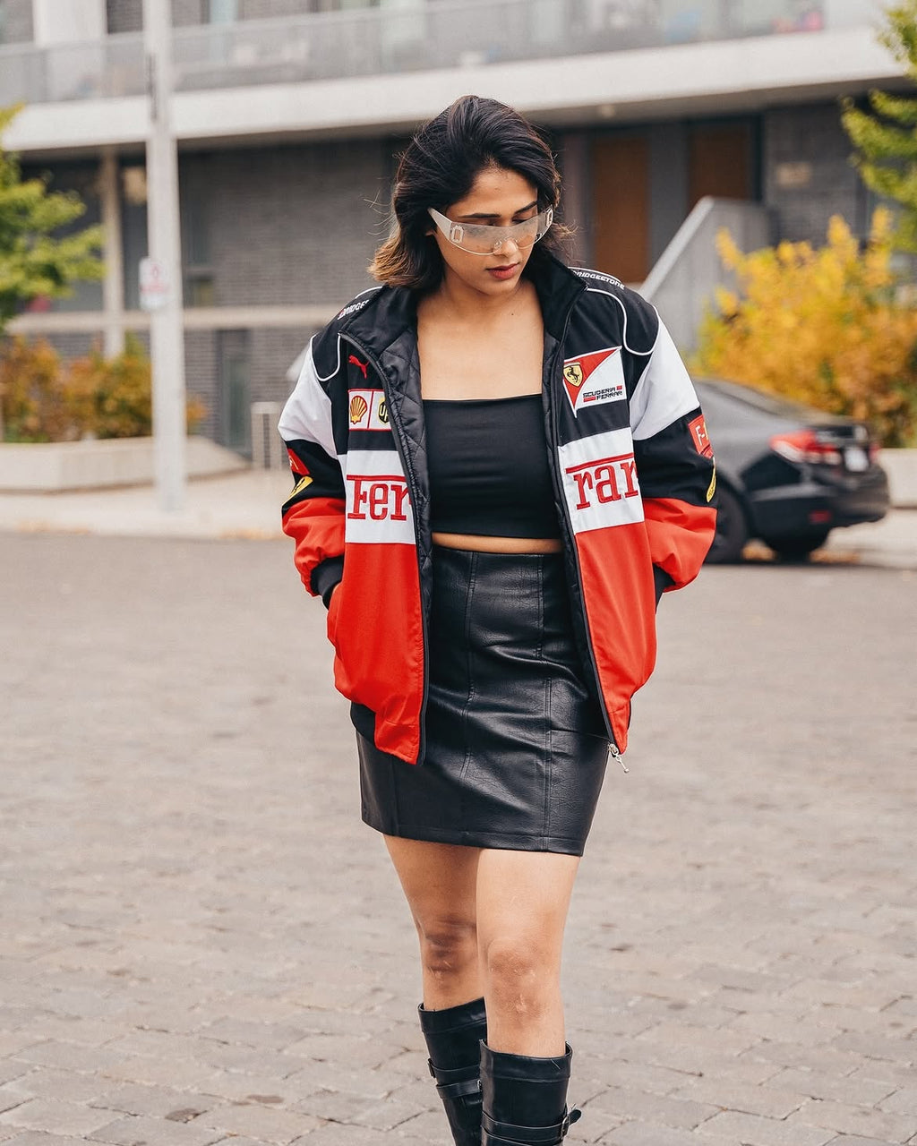 Tri-Color Ferrari Jacket – High-Speed Streetwear