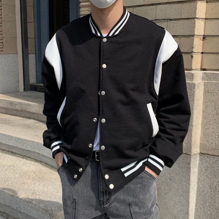 Trendhipe Classic Varsity Jacket – Retro Letterman Style Streetwear for Men & Women