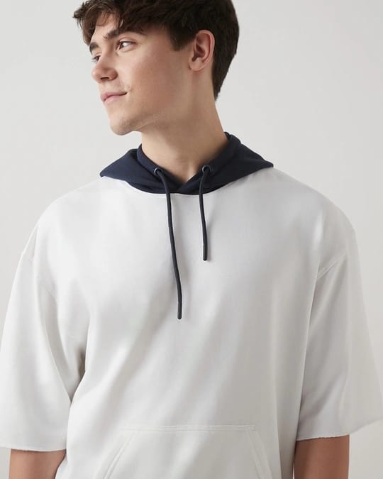 Trendhipe Down Shoulder Hoodie – Oversized Streetwear Comfort Fit for Men & Women