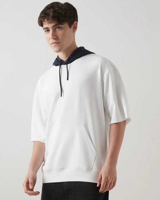 Trendhipe Down Shoulder Hoodie – Oversized Streetwear Comfort Fit for Men & Women