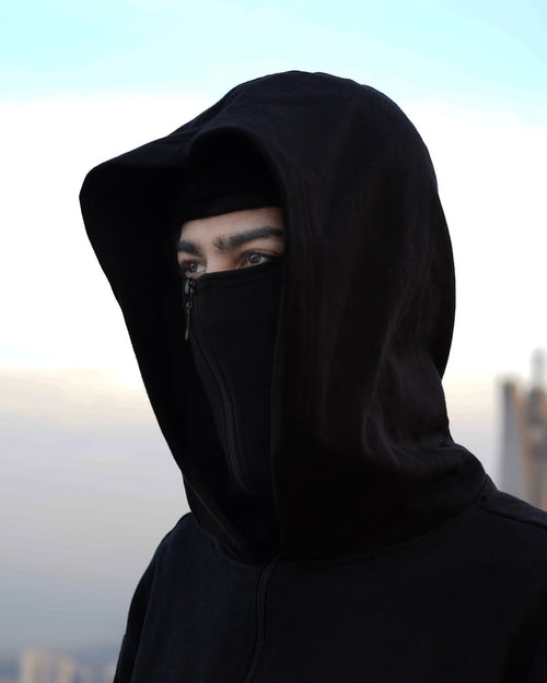 Balaclava Hoodie - Ninja Mask Hoodie for Streetwear Style | Trendhipe