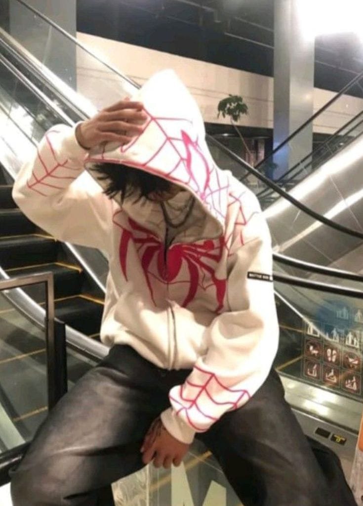 Premium White Spider-Man Hoodie –Cotton Blend