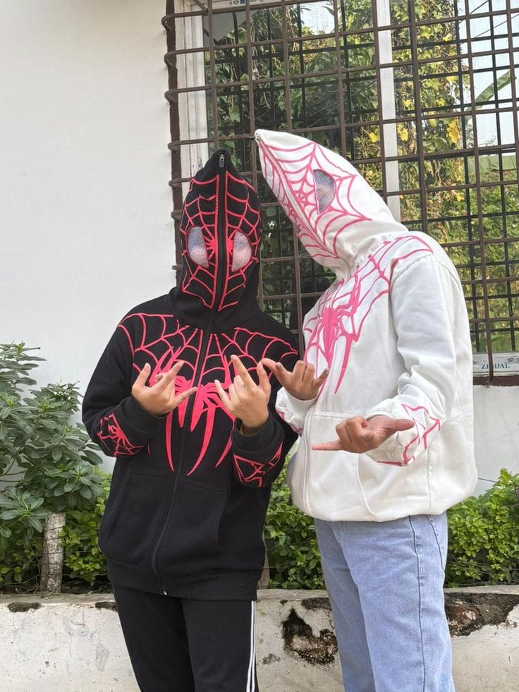 Premium White Spider-Man Hoodie –Cotton Blend