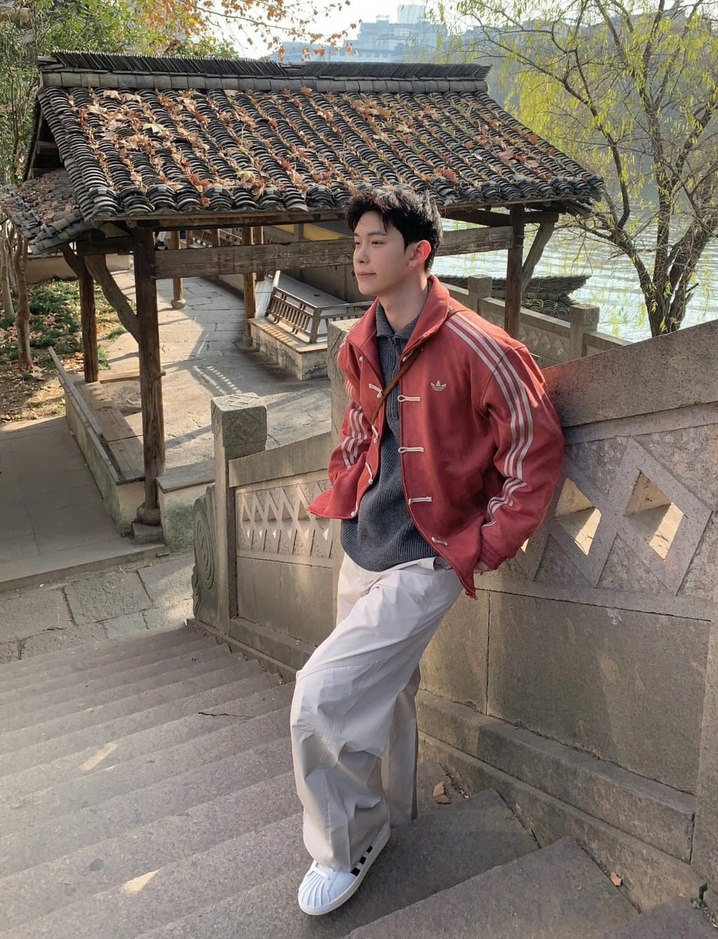 Maroon CNY Jacket – Fashion Streetwear